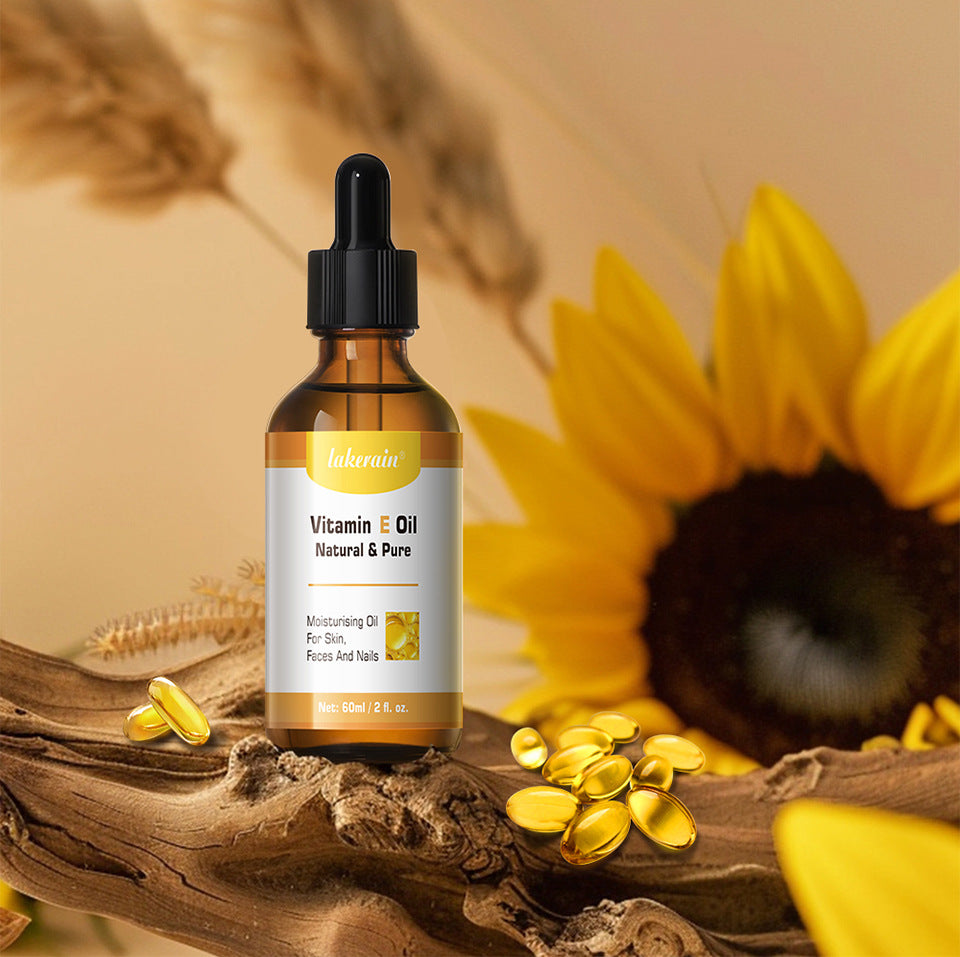 احصلي على بشرة ناعمة ومتوهجة مع زيت فيتامين E الطبيعي